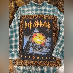 Def Leopard flannel